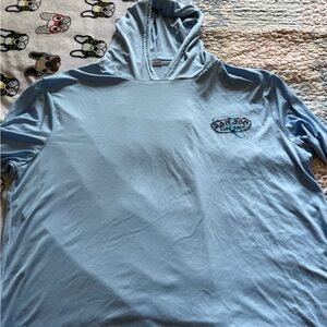 Ron Jon Light Blue Surf Shop Logo Tee